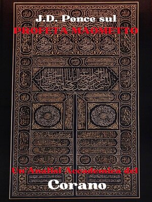 cover image of J.D. Ponce sul Profeta Maometto
